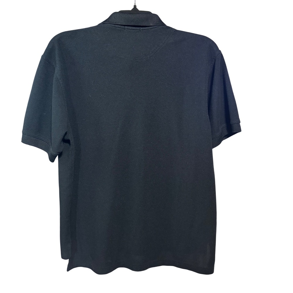 Divots Polo Shirt Men Large Black US Marines DriWay Moisture Wicking Short Sleev - Picture 6 of 8